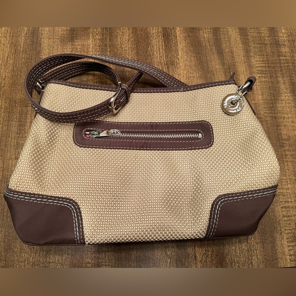 EUC The Sak Woven Tan Shoulder Bag - Picture 4 of 14